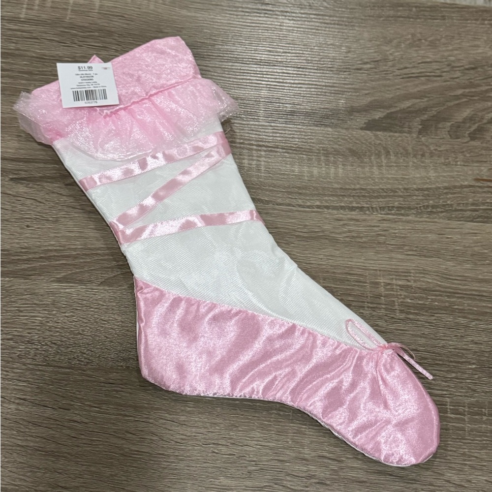 Christmas ballerina stocking new